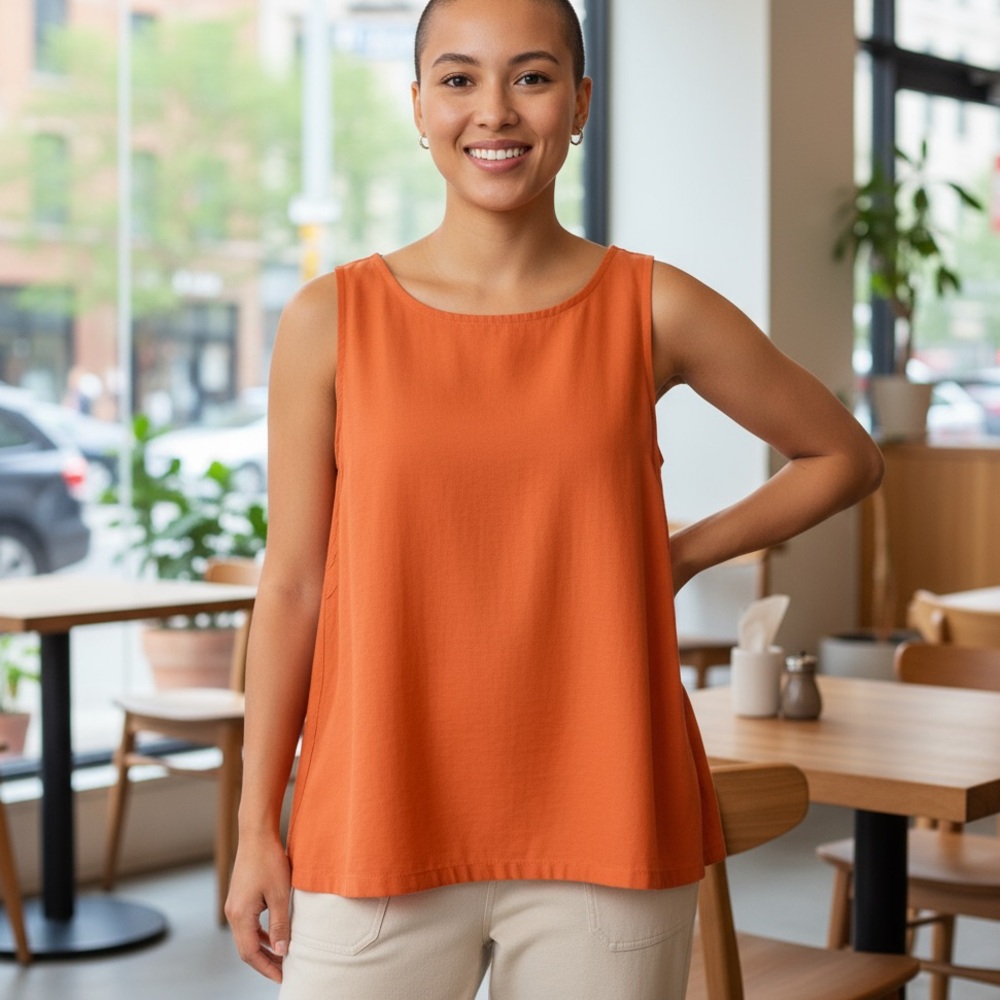 Kate Spade Saturday | Silk Blend Sleeveless Top - Chic - Layering Staple